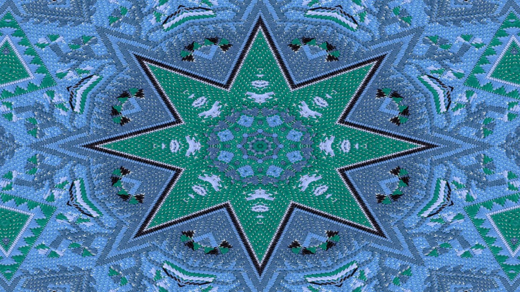 Ethnic Authentic Carpet Kaleidoscope photo
