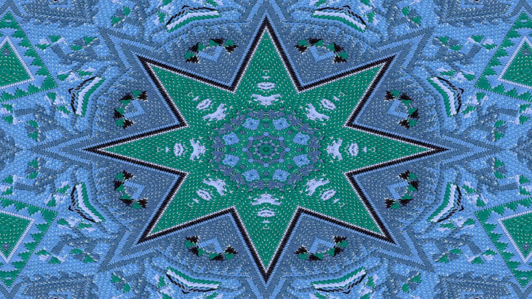 Ethnic Authentic Carpet Kaleidoscope photo