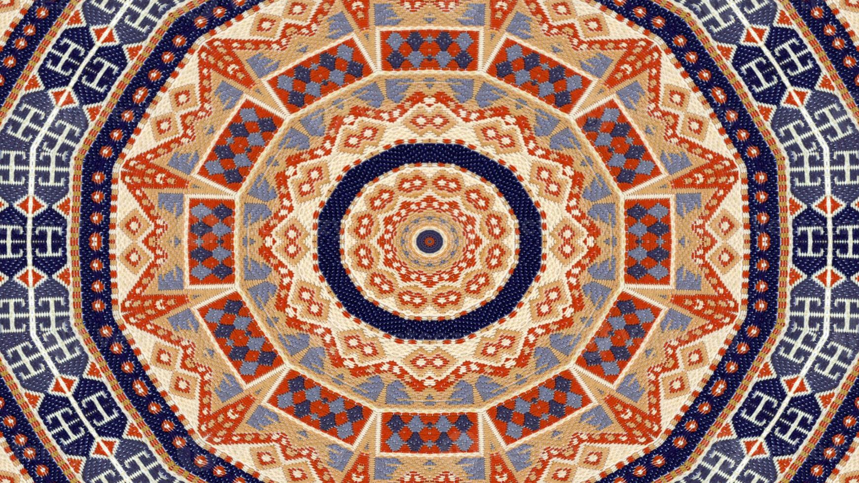 Ethnic Authentic Carpet Kaleidoscope photo