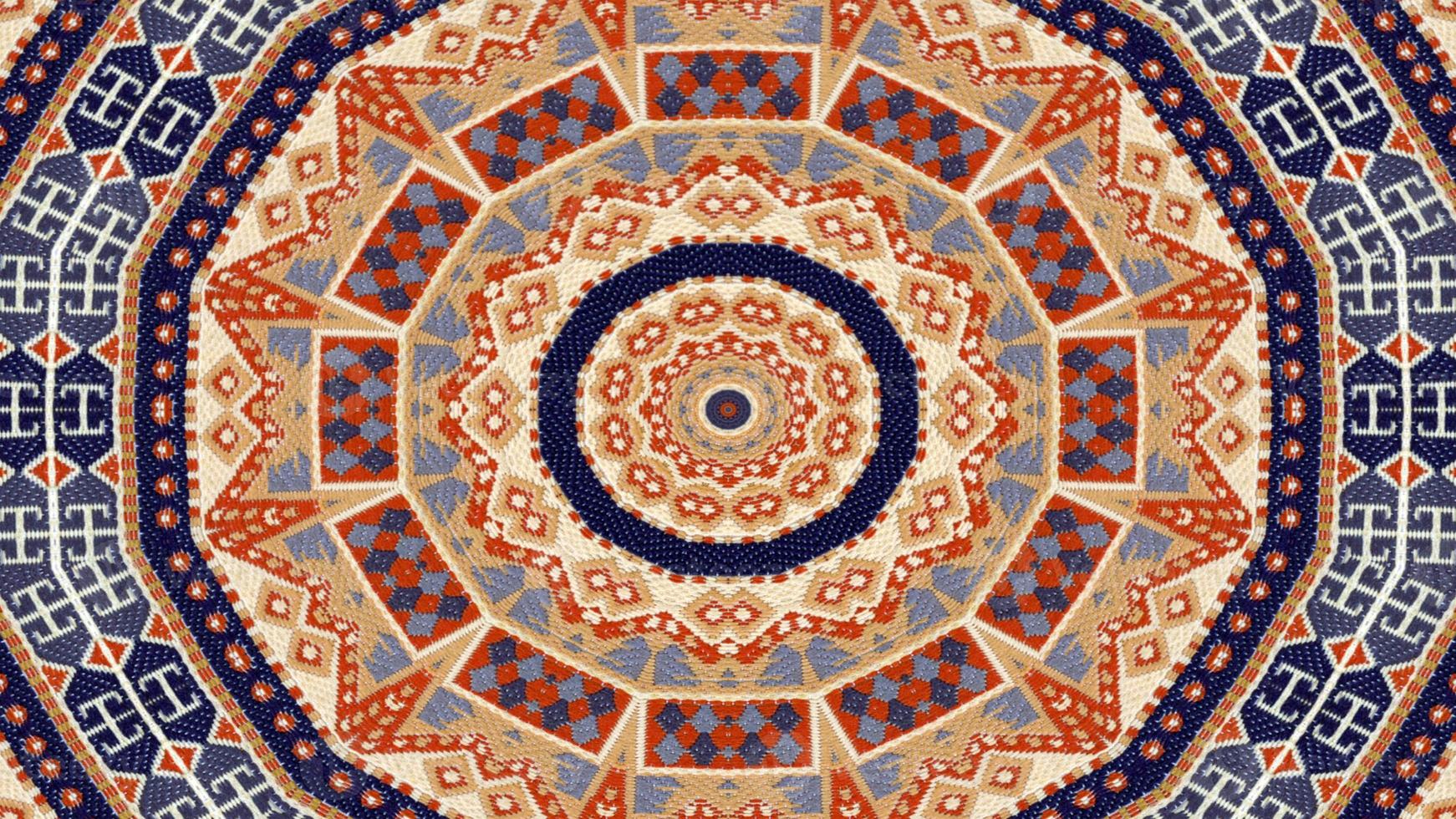 Ethnic Authentic Carpet Kaleidoscope photo