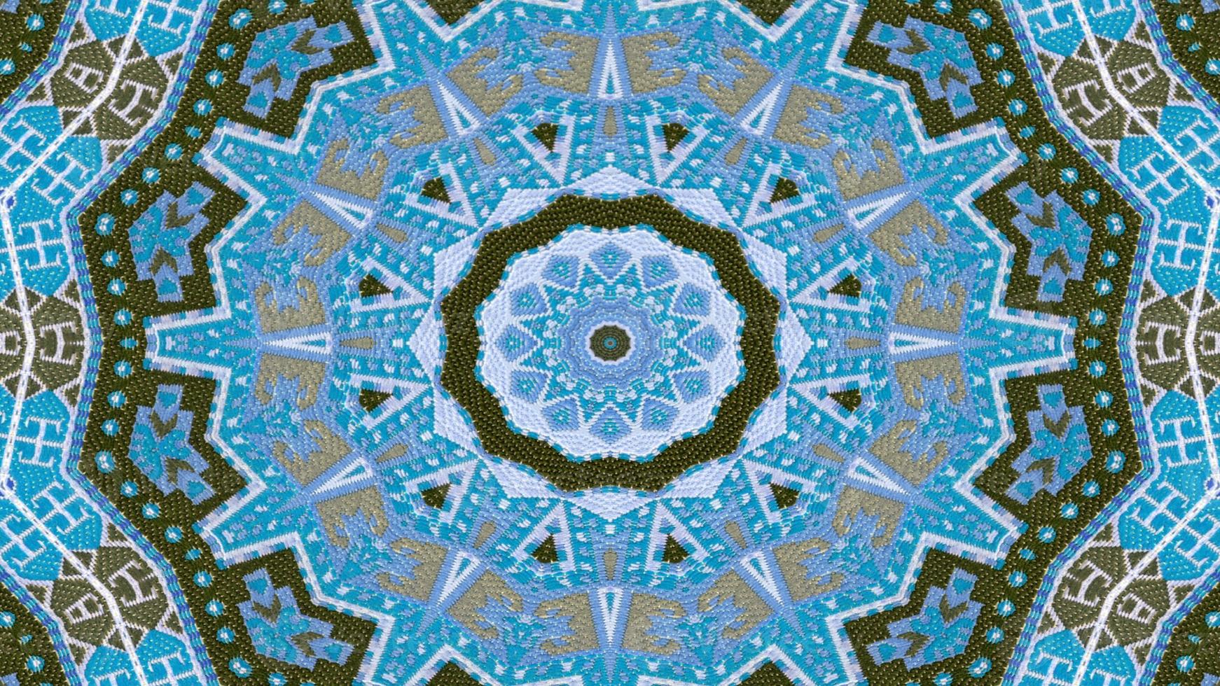 Ethnic Authentic Carpet Kaleidoscope photo