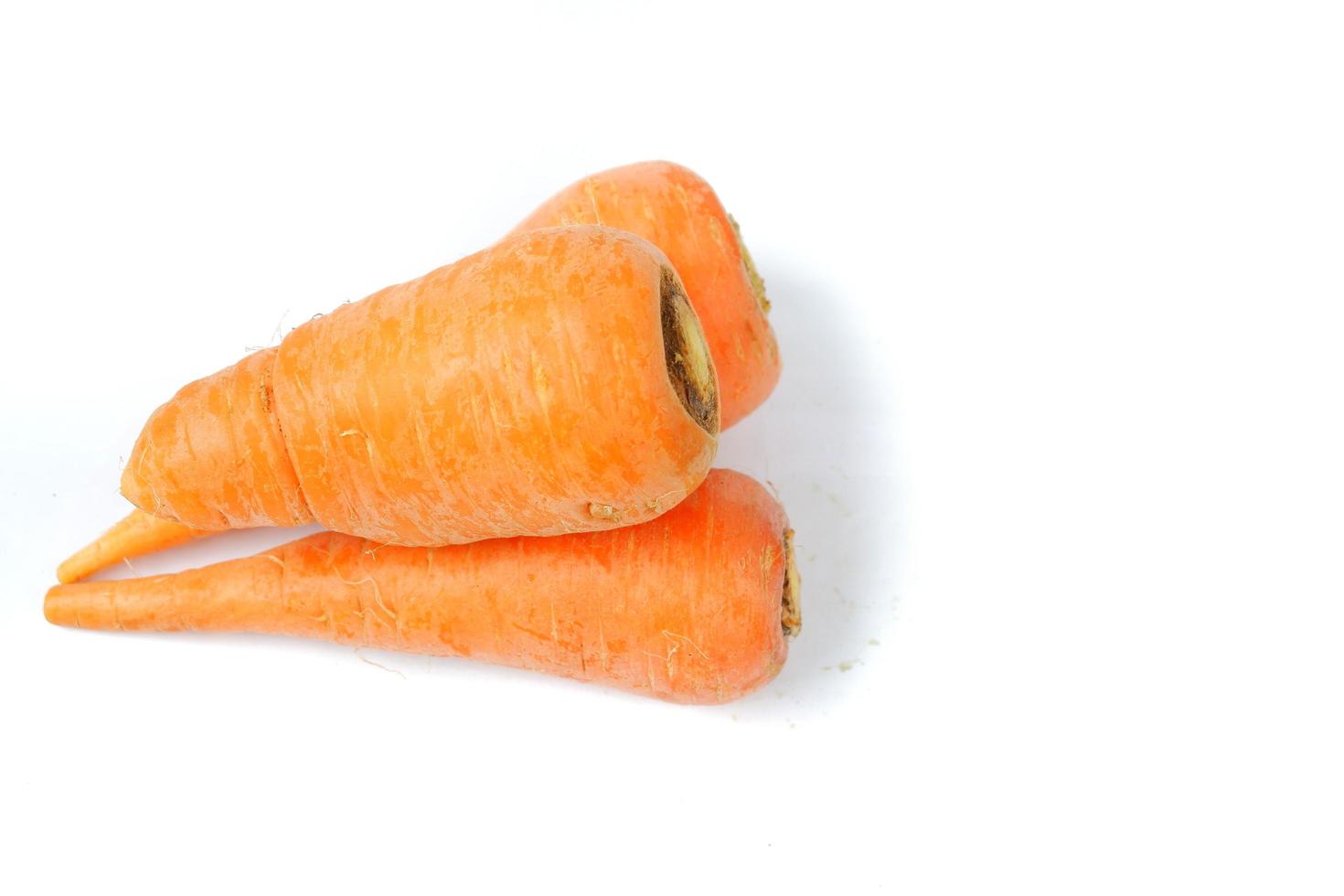 Carrots isolated on a white background photo