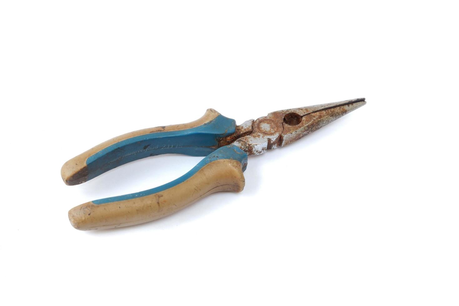 Old pliers isolated on a white background 3110369 Stock Photo at Vecteezy