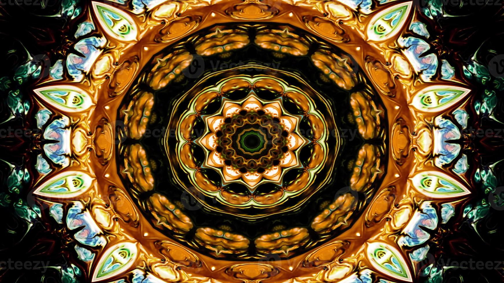 Ethnic Authentic Carpet Kaleidoscope photo