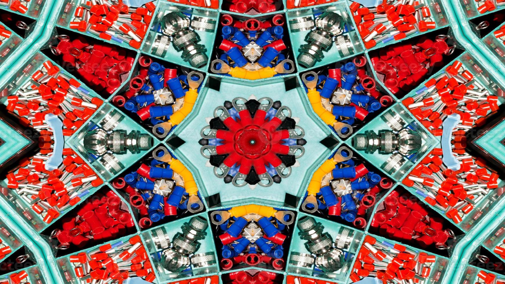 Cables Electric Wires Kaleidoscope photo