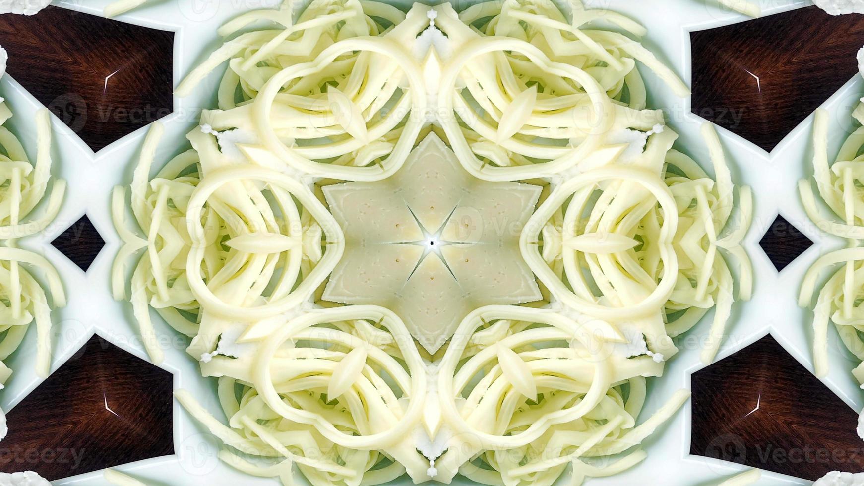 Abstract Breakfast Kaleidoscope photo