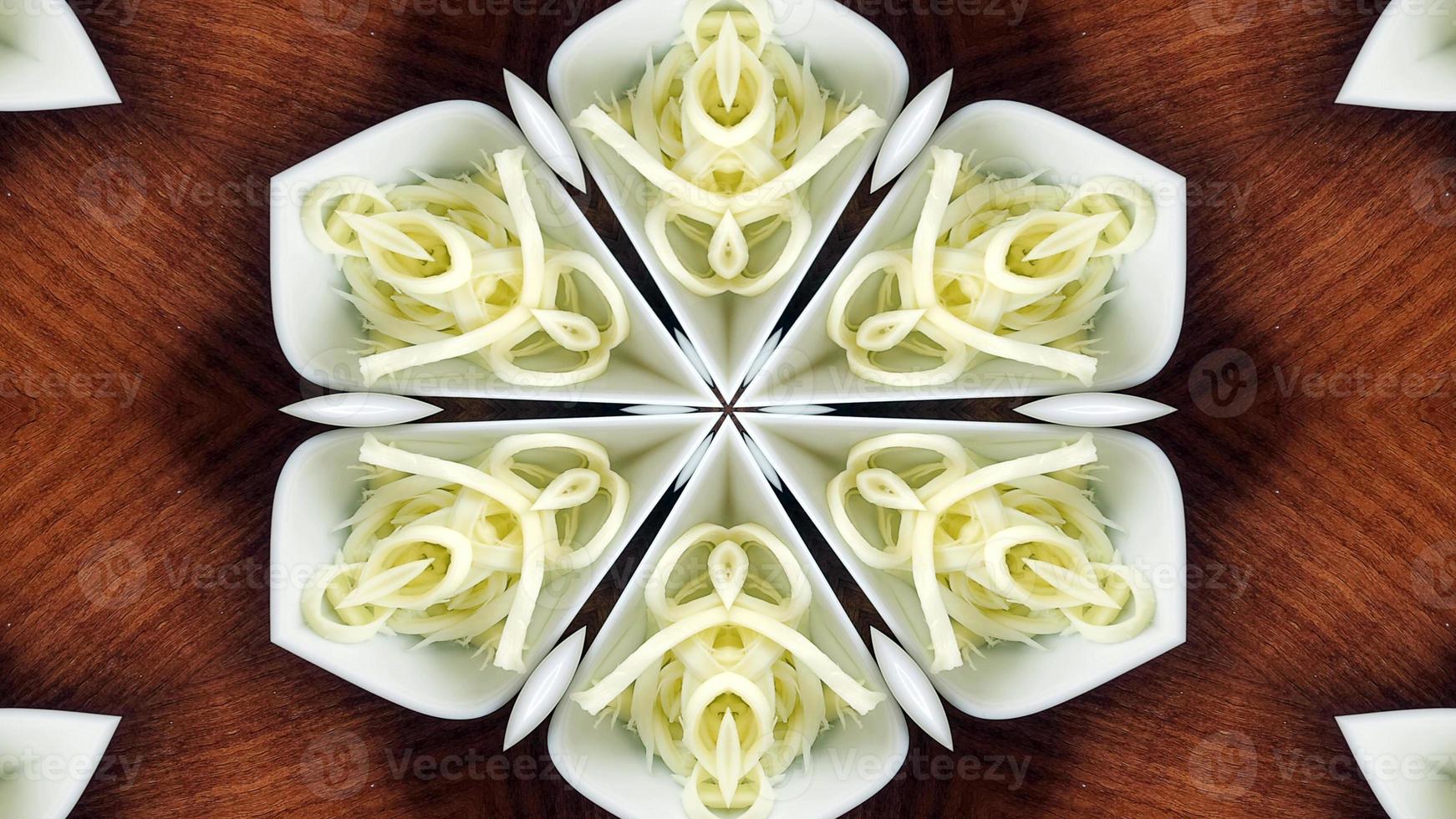 Abstract Breakfast Kaleidoscope photo