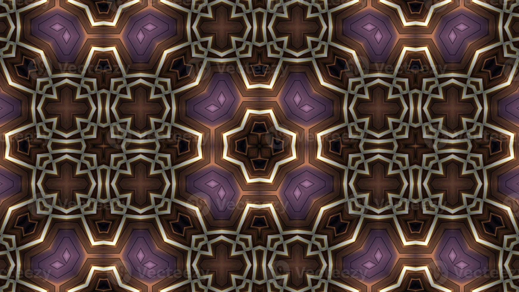 Colorful Hypnotic  Symmetric Kaleidoscope photo