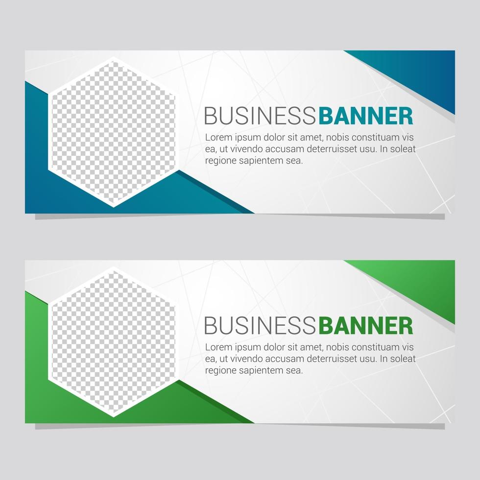 Vector Abstract Geometric Design Banner Web Template