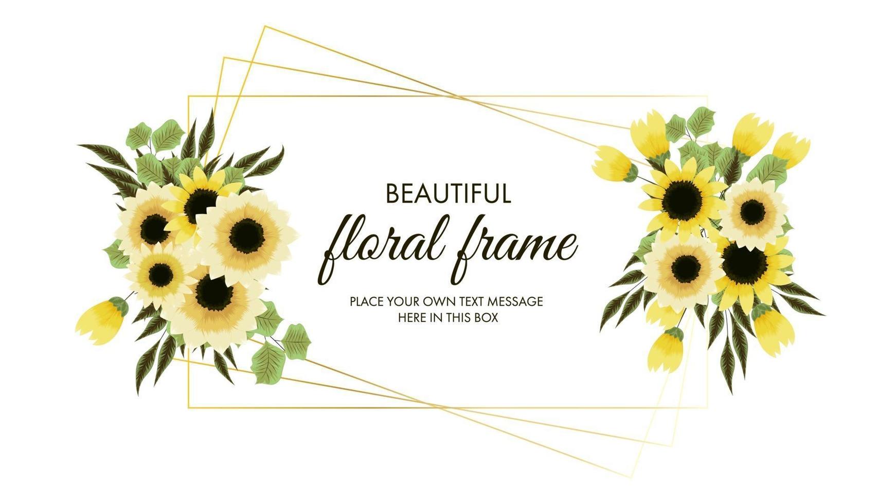 diseño de adornos florales - invitación o tarjeta de felicitación para la decoración de la boda vector