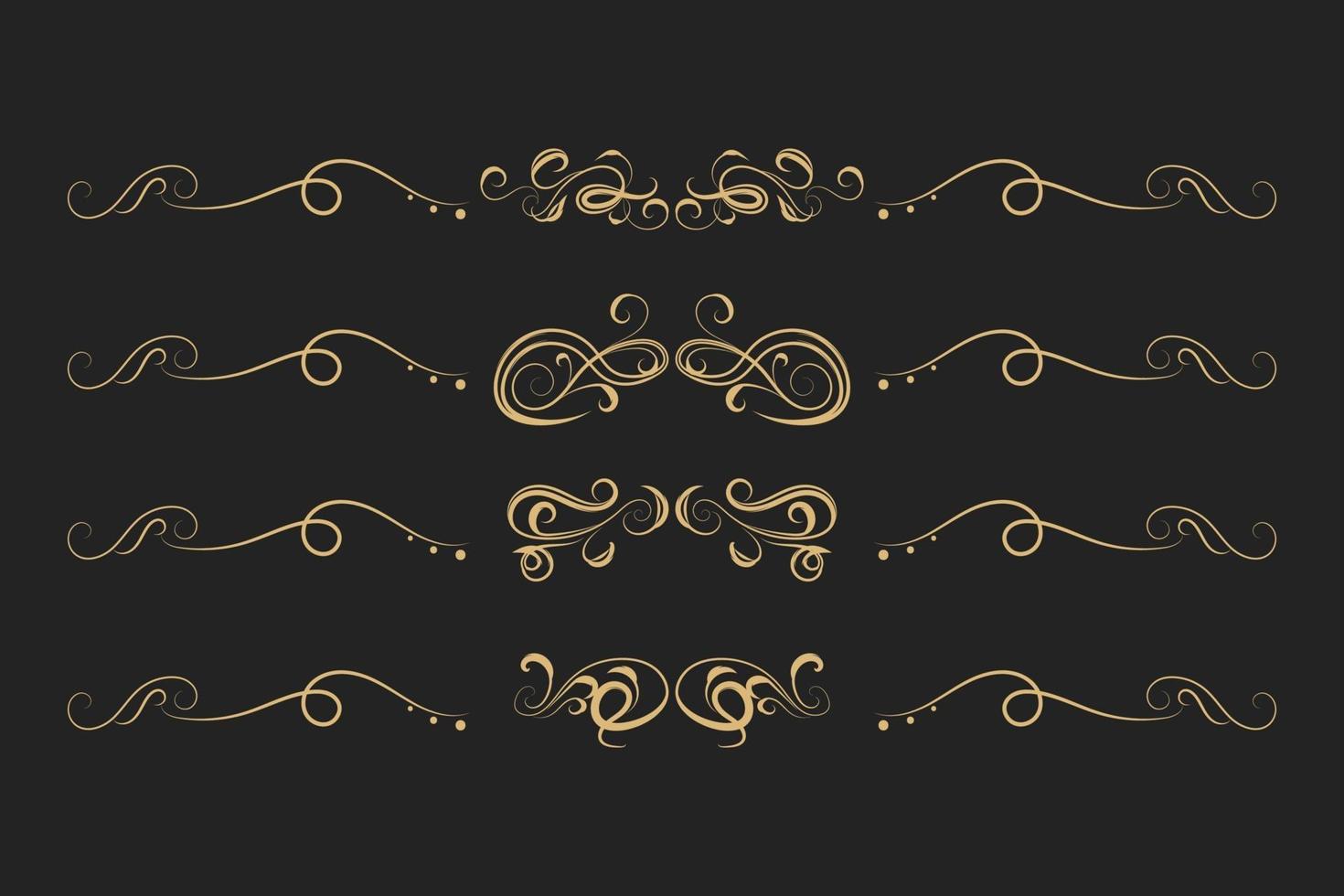 Decorative Vintage Dividers vector