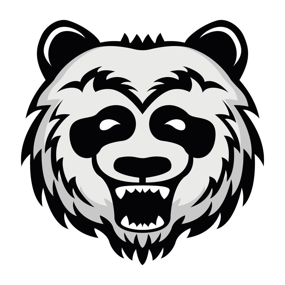 Wild Panda Mascot vector