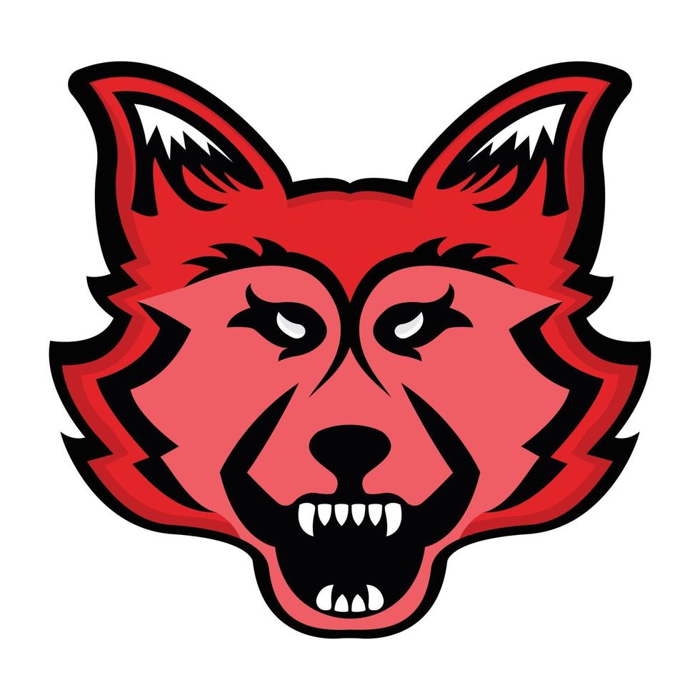 Wolf Face and Mascot vector