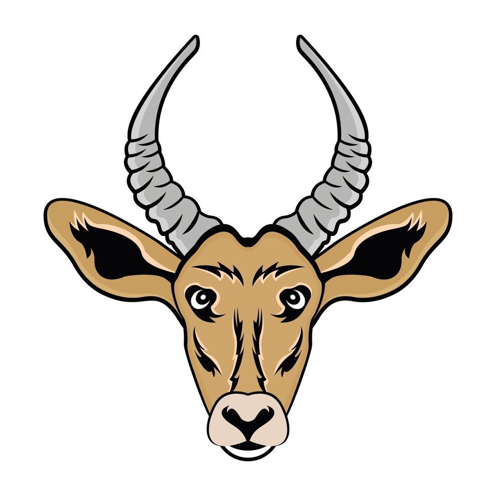 Deer Face and Mascot vector