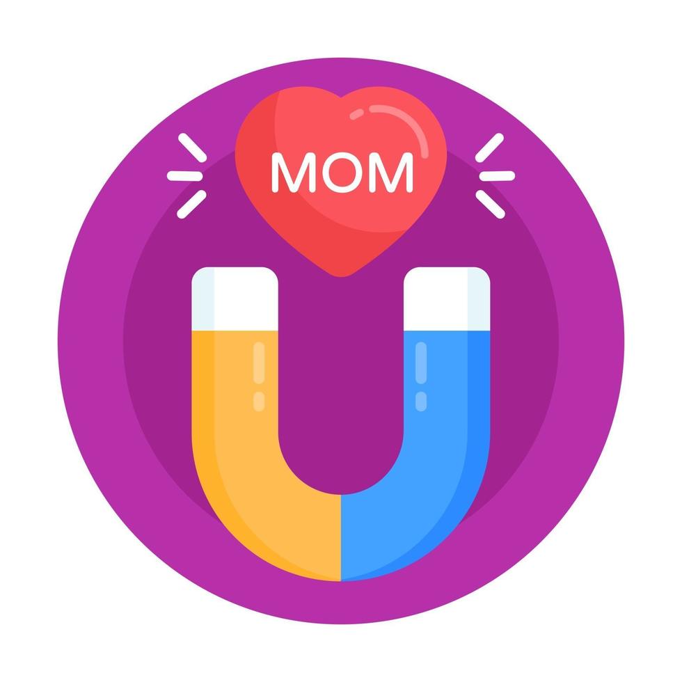 Love Mom and safety vector