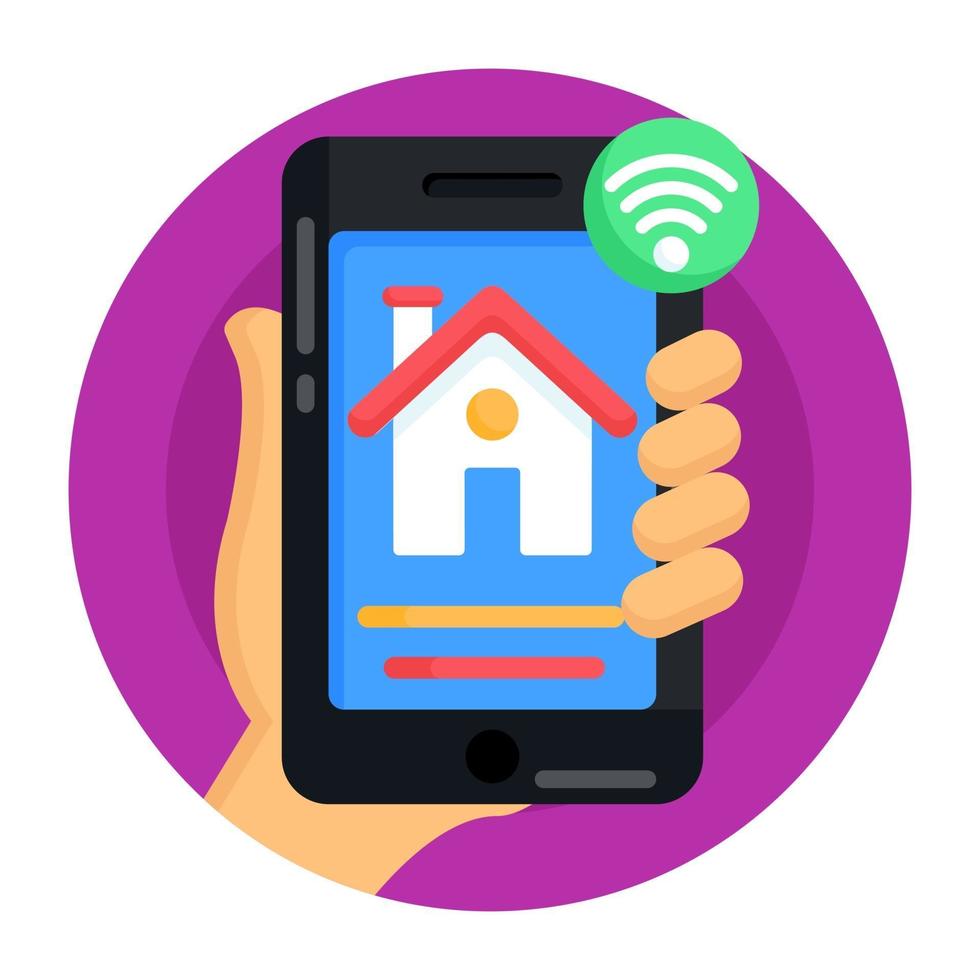 Smart Home App vector