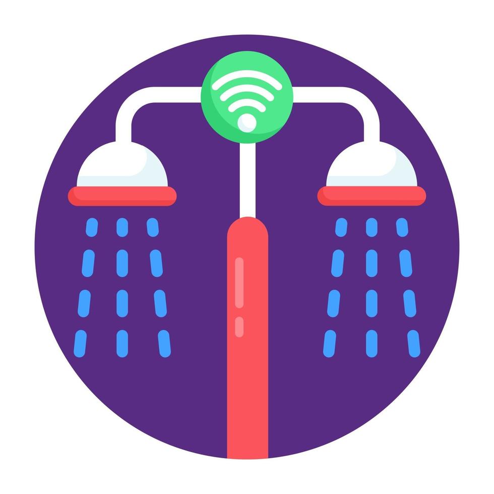 Smart wireless Showers 3111319 Vector Art at Vecteezy