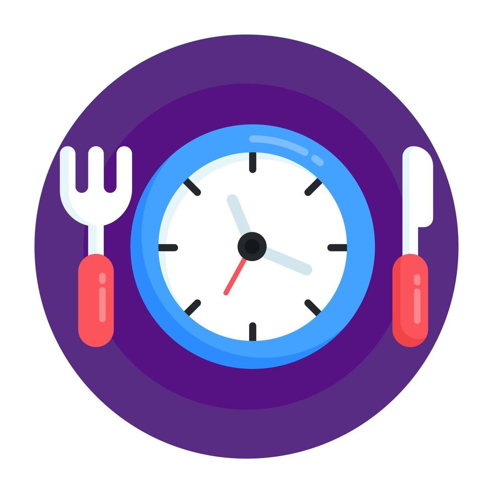 comer tiempo vector