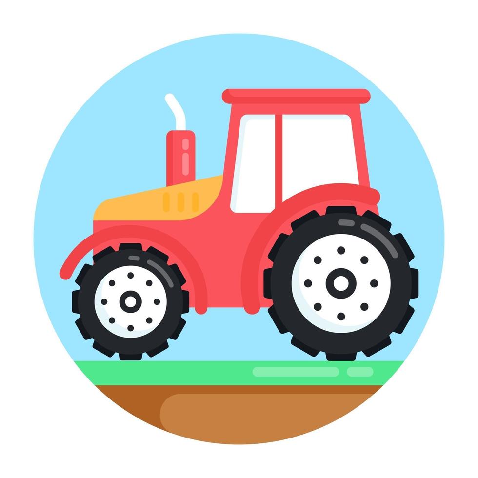 Tractor and Vehicle vector