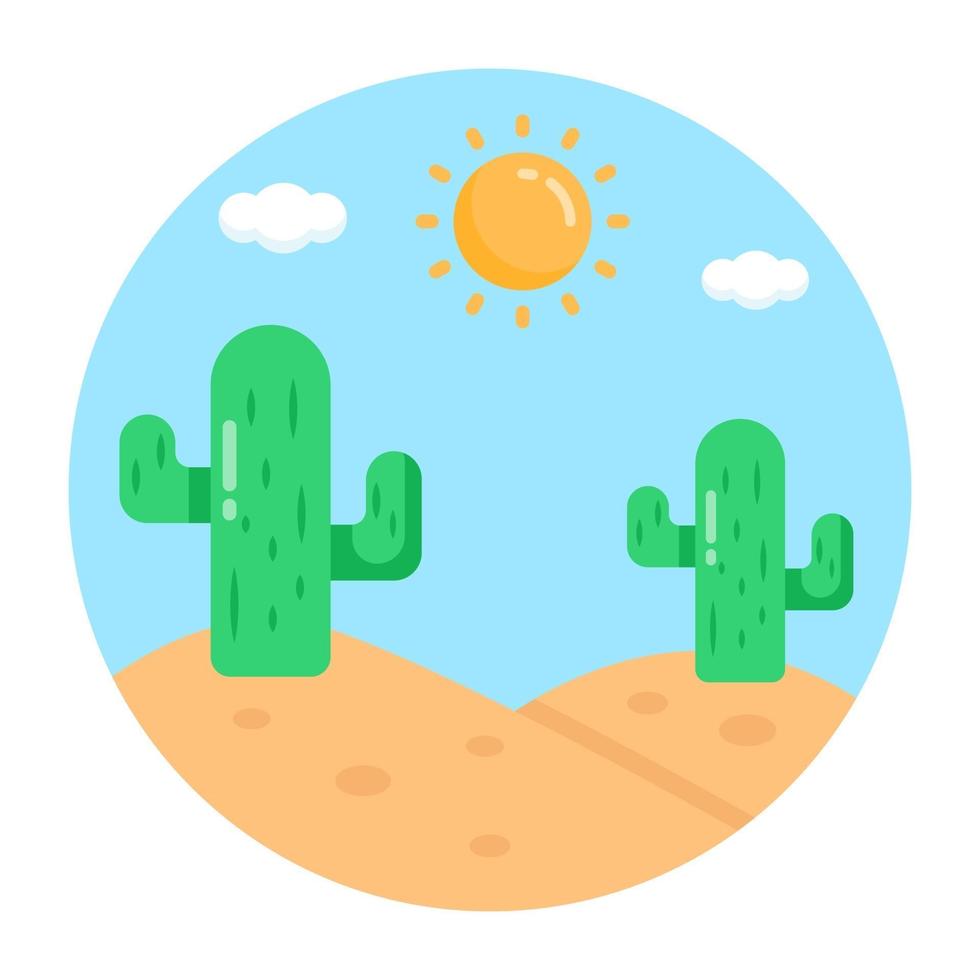 Desert and Landscape vector