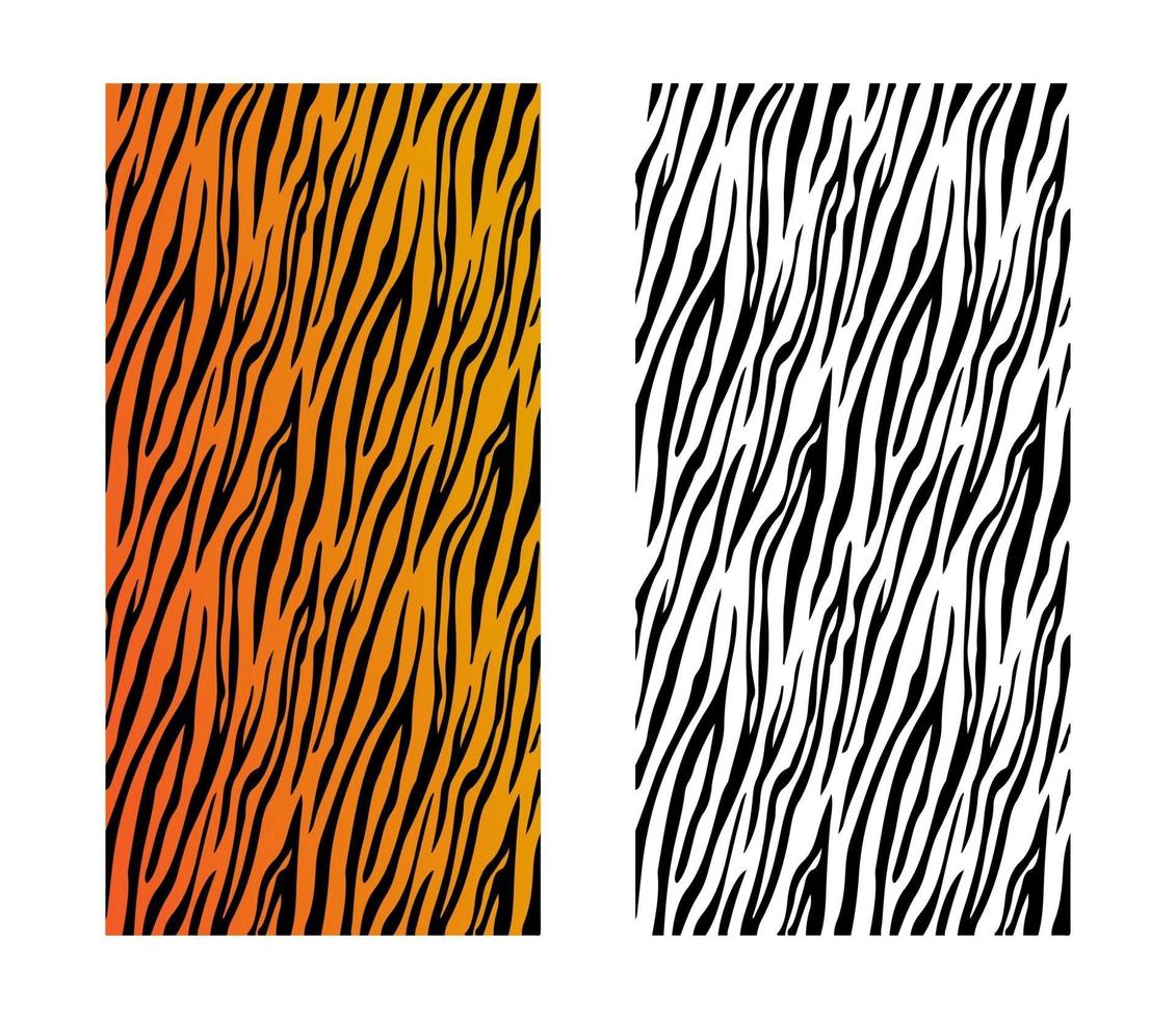 vector de ilustración de patrón de piel de tigre