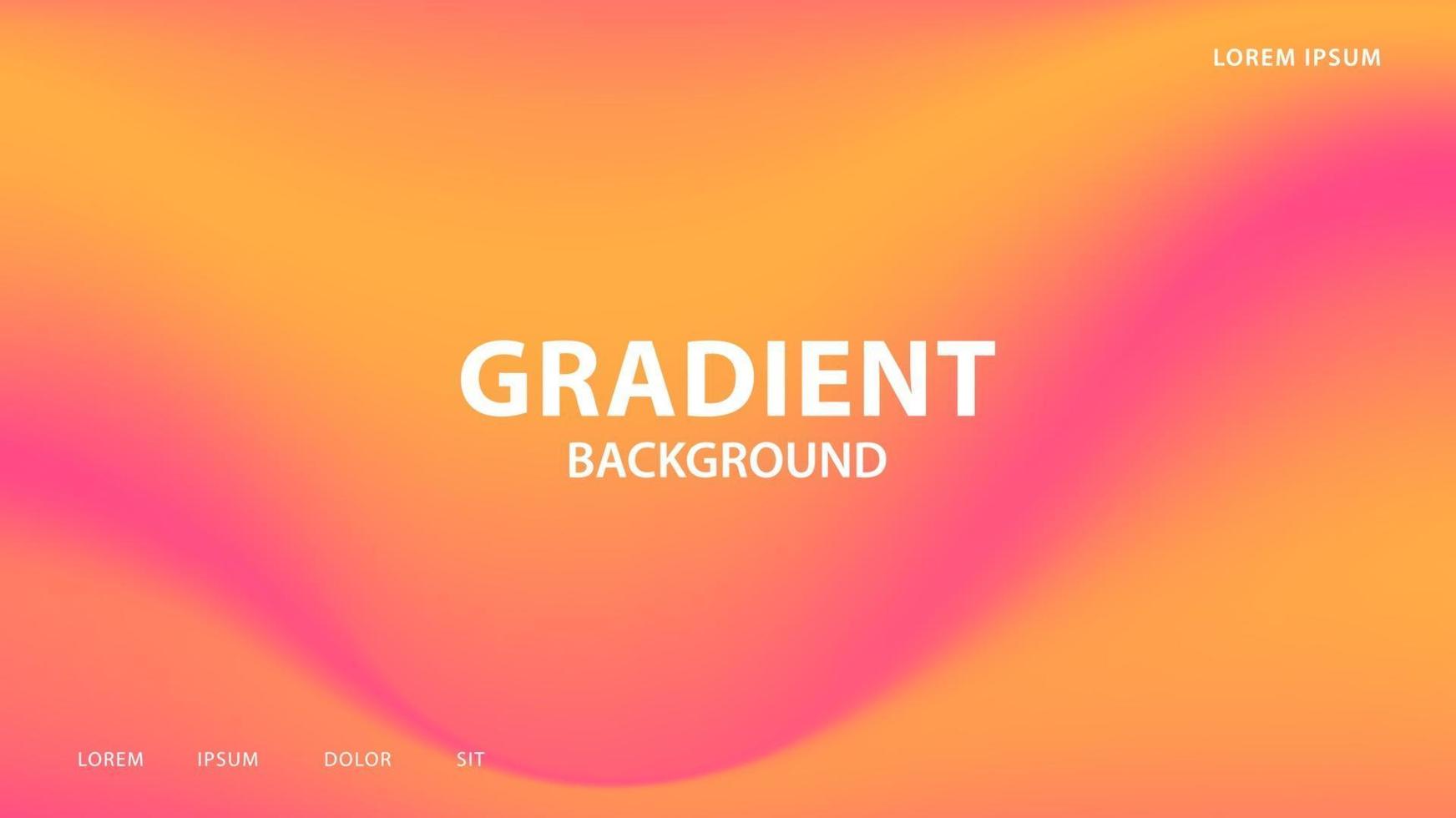 Abstract vibrant gradient background in red and orange tones. vector