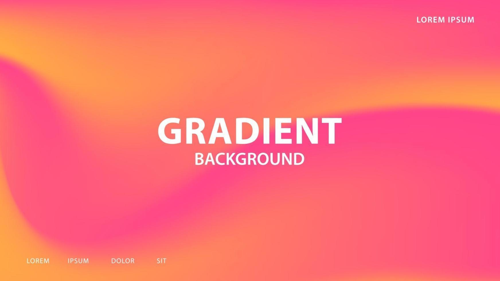 Abstract vibrant gradient background in red and orange tones. vector