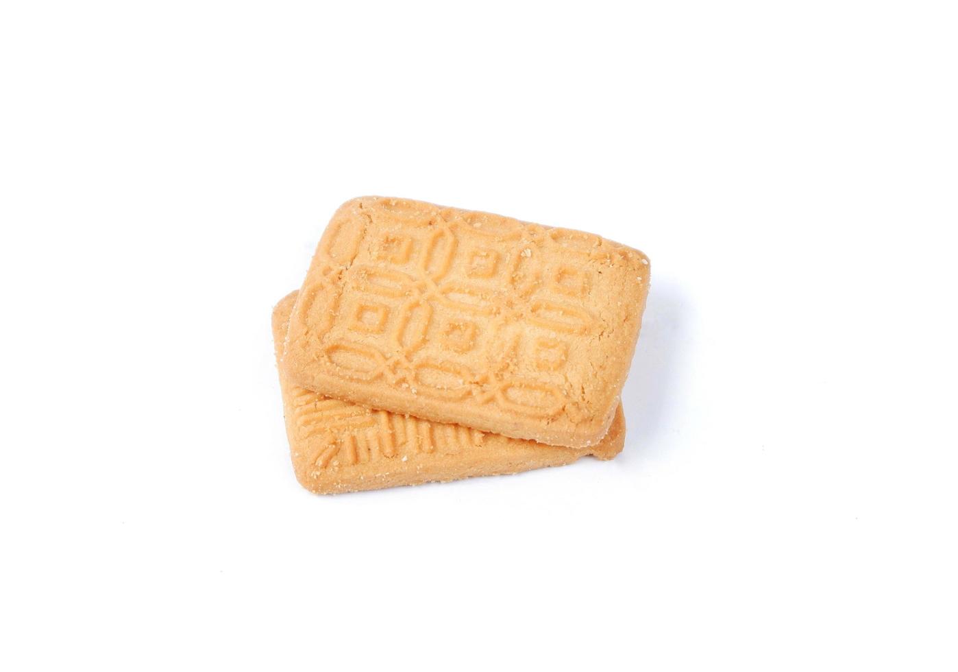 Biscuit isolated on a white background photo