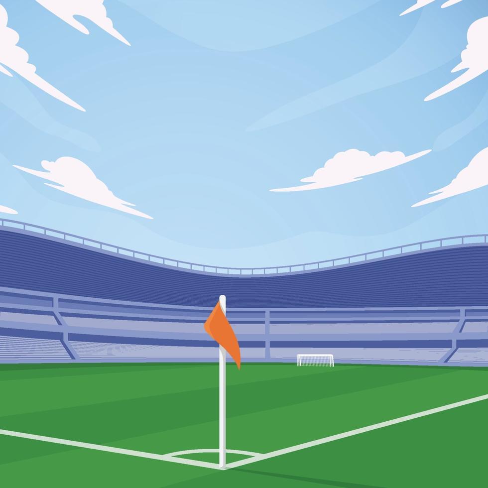 fondo del estadio de futbol vector