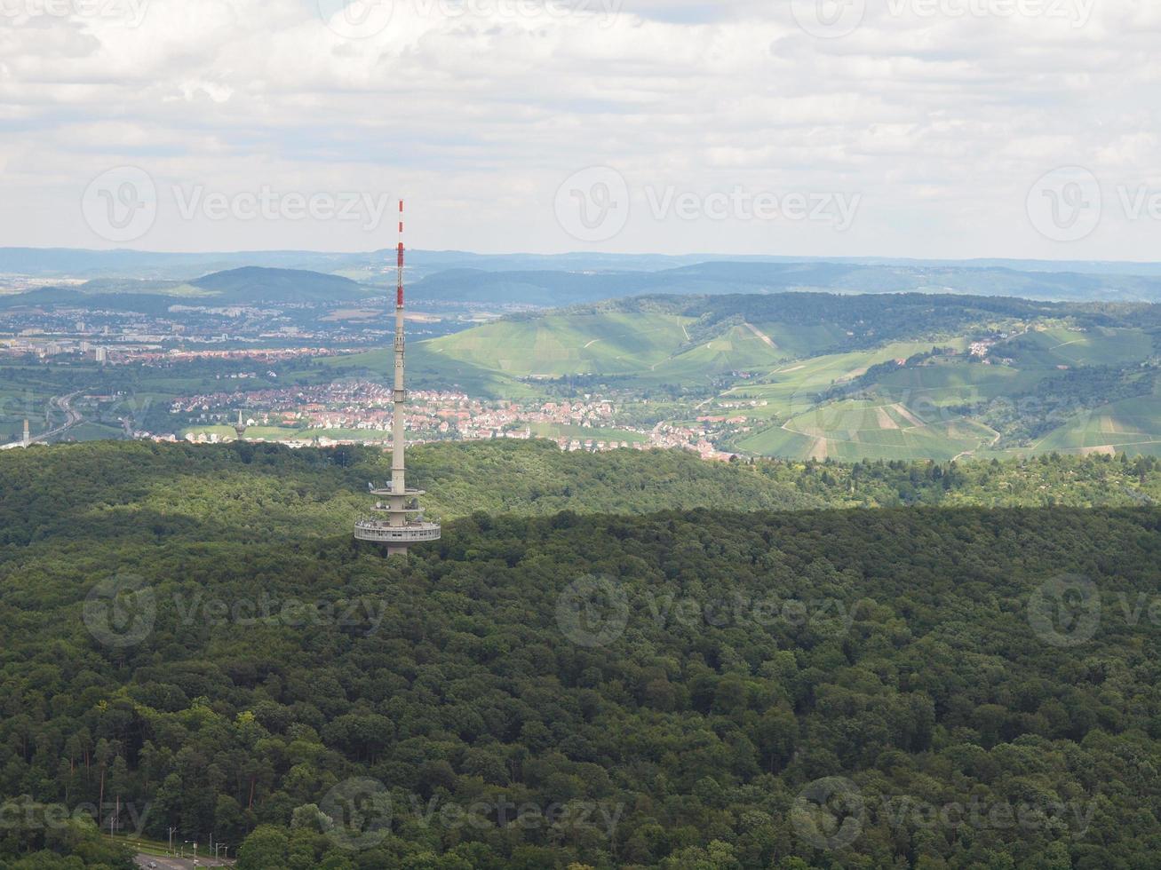 vista aérea, de, stuttgart, alemania foto