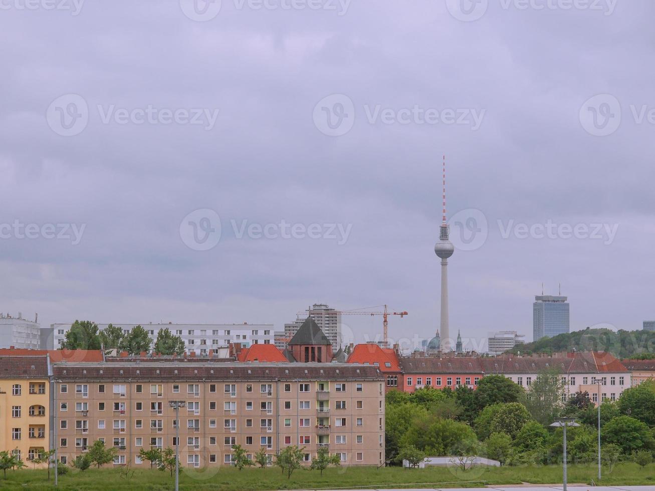 torre de televisión en berlín foto