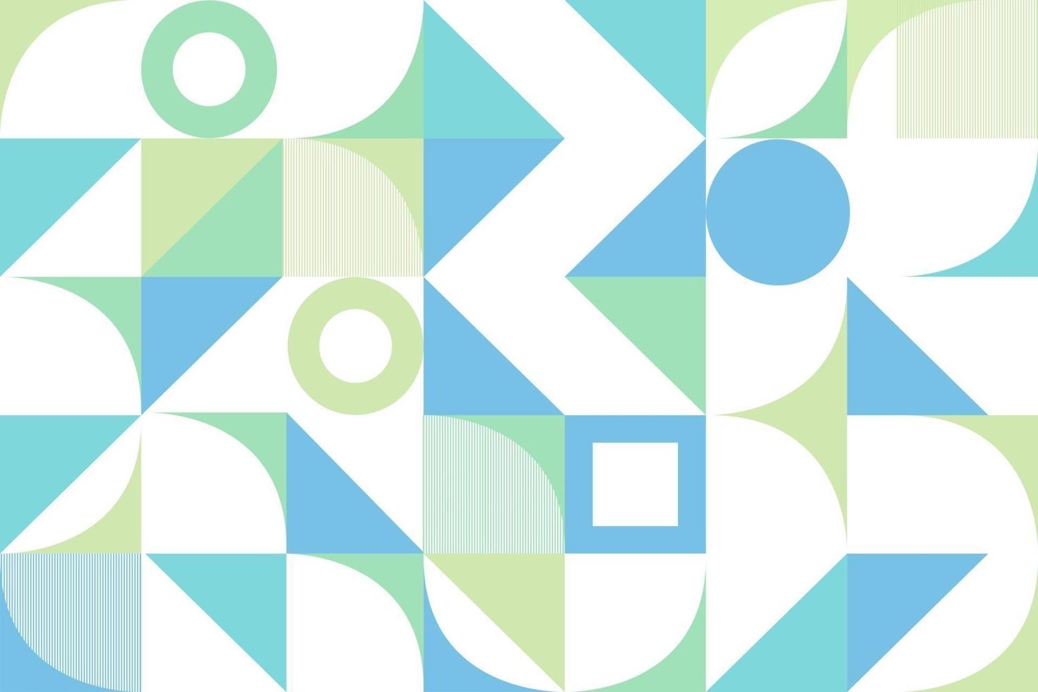 Creative geometric design blue vector