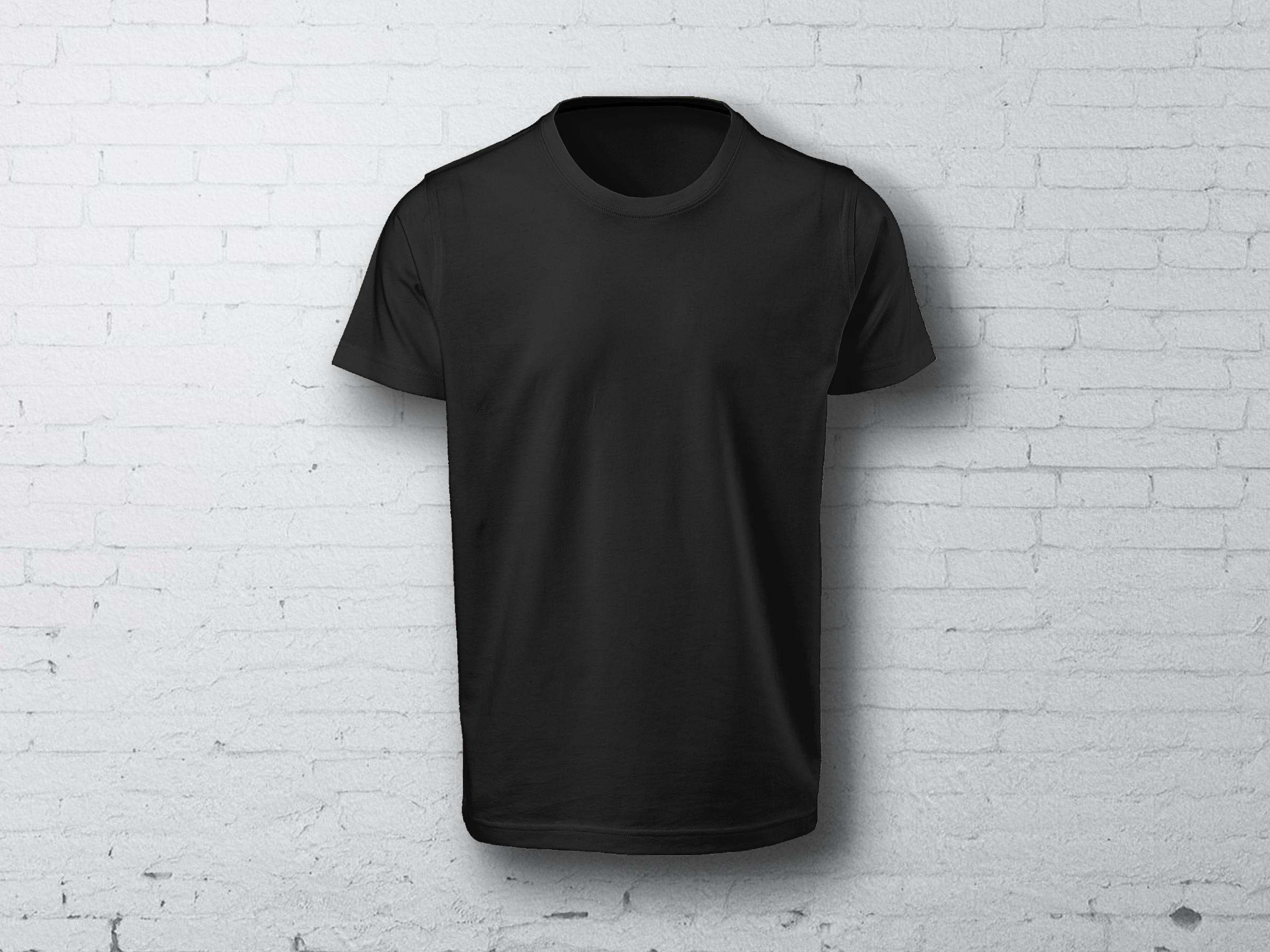 Black Tee Png Mockup On Transparent Background Free Image By Tong Shirt ...