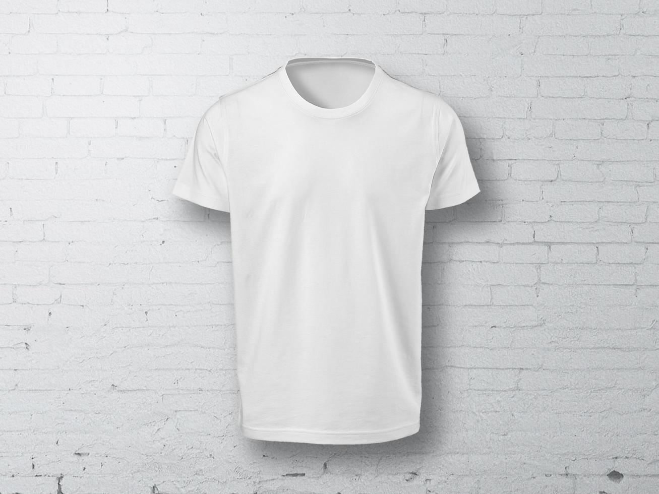 maqueta de camiseta blanca foto