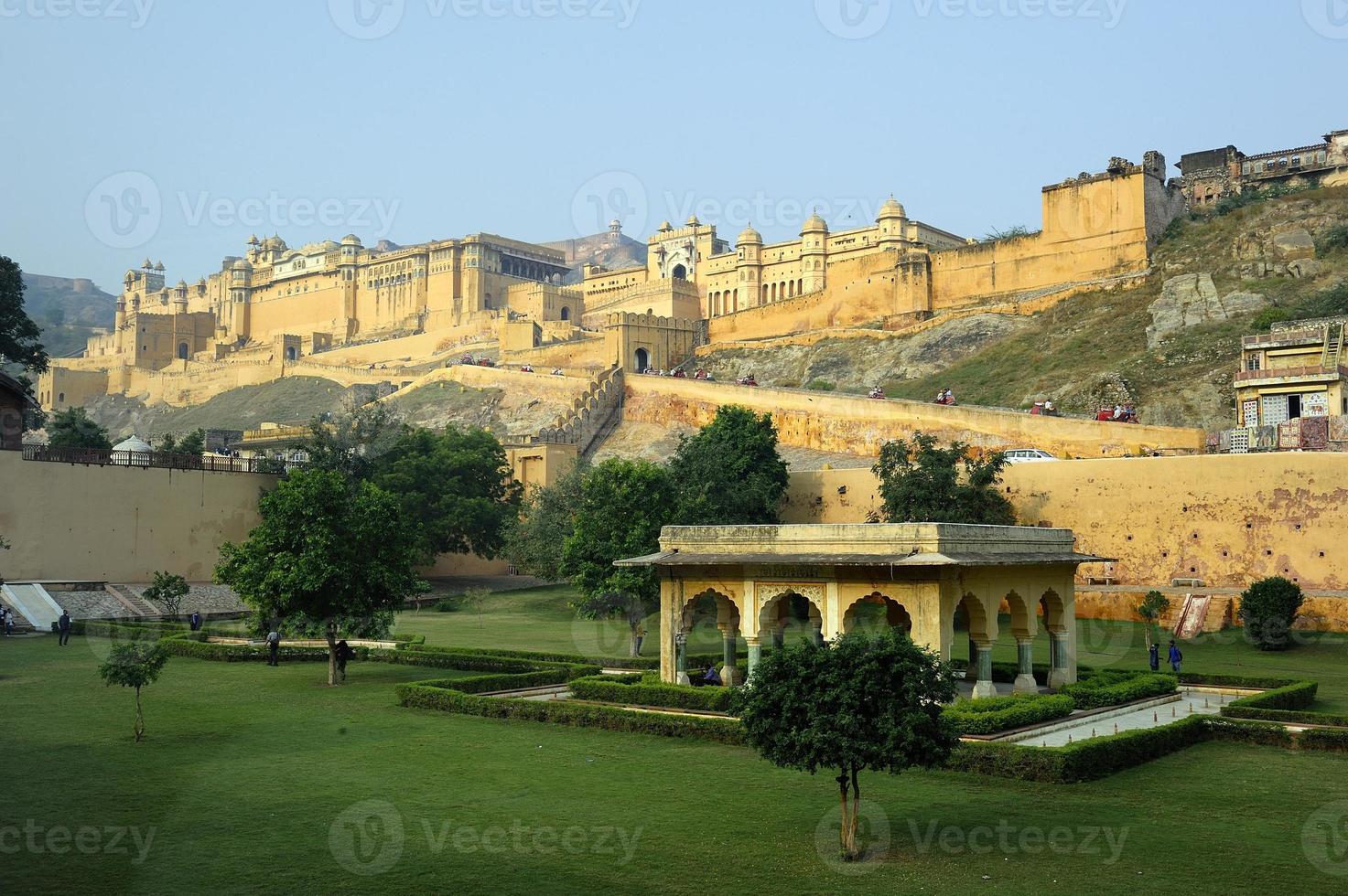 Morning light on the Amber Fort photo