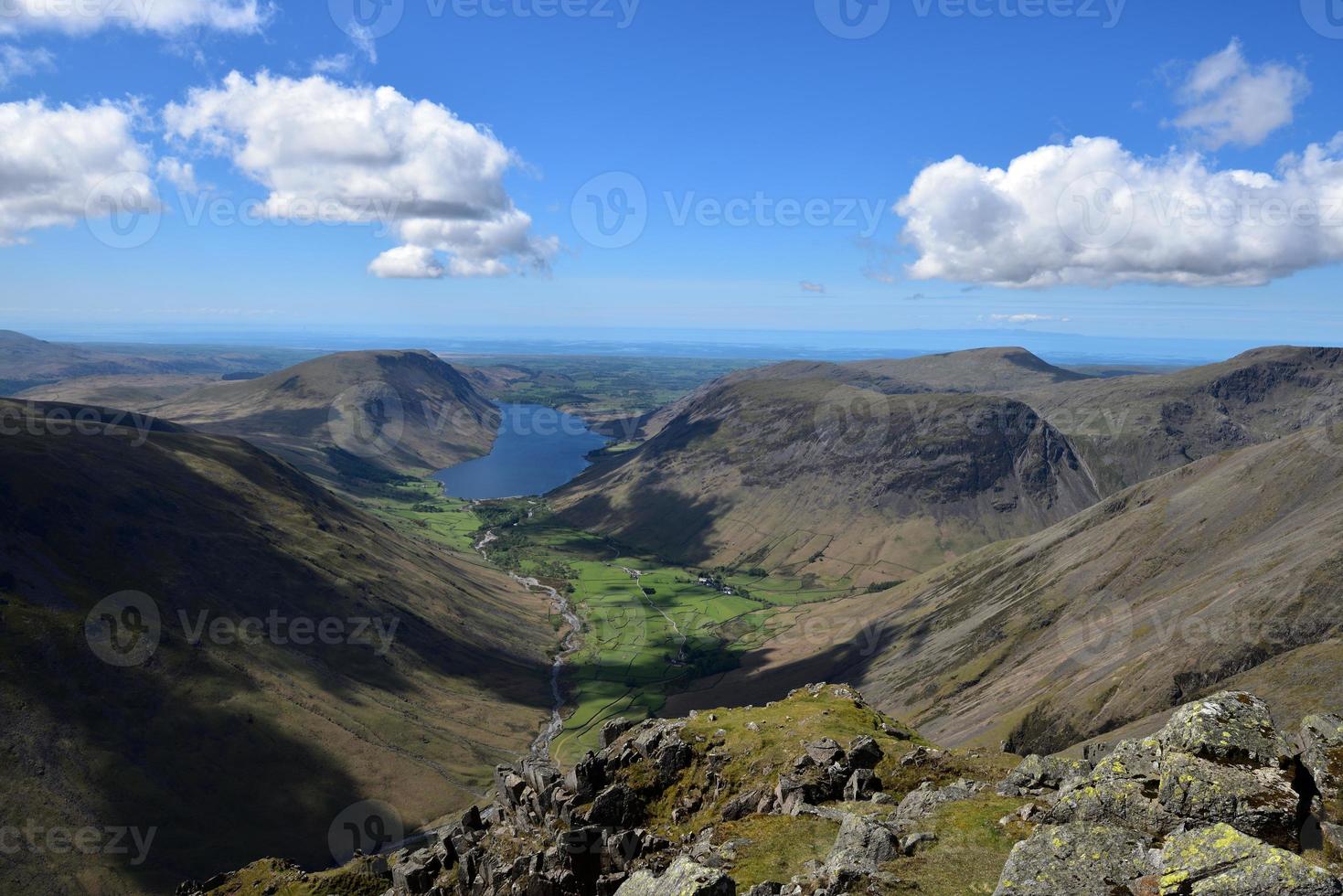 Paragliders enjoying the countryside of Wasdale photo