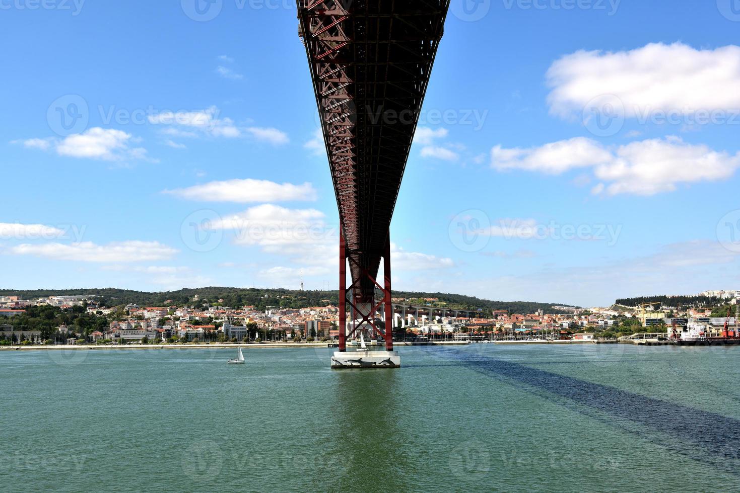 River Targus and the 25th April Bridge photo