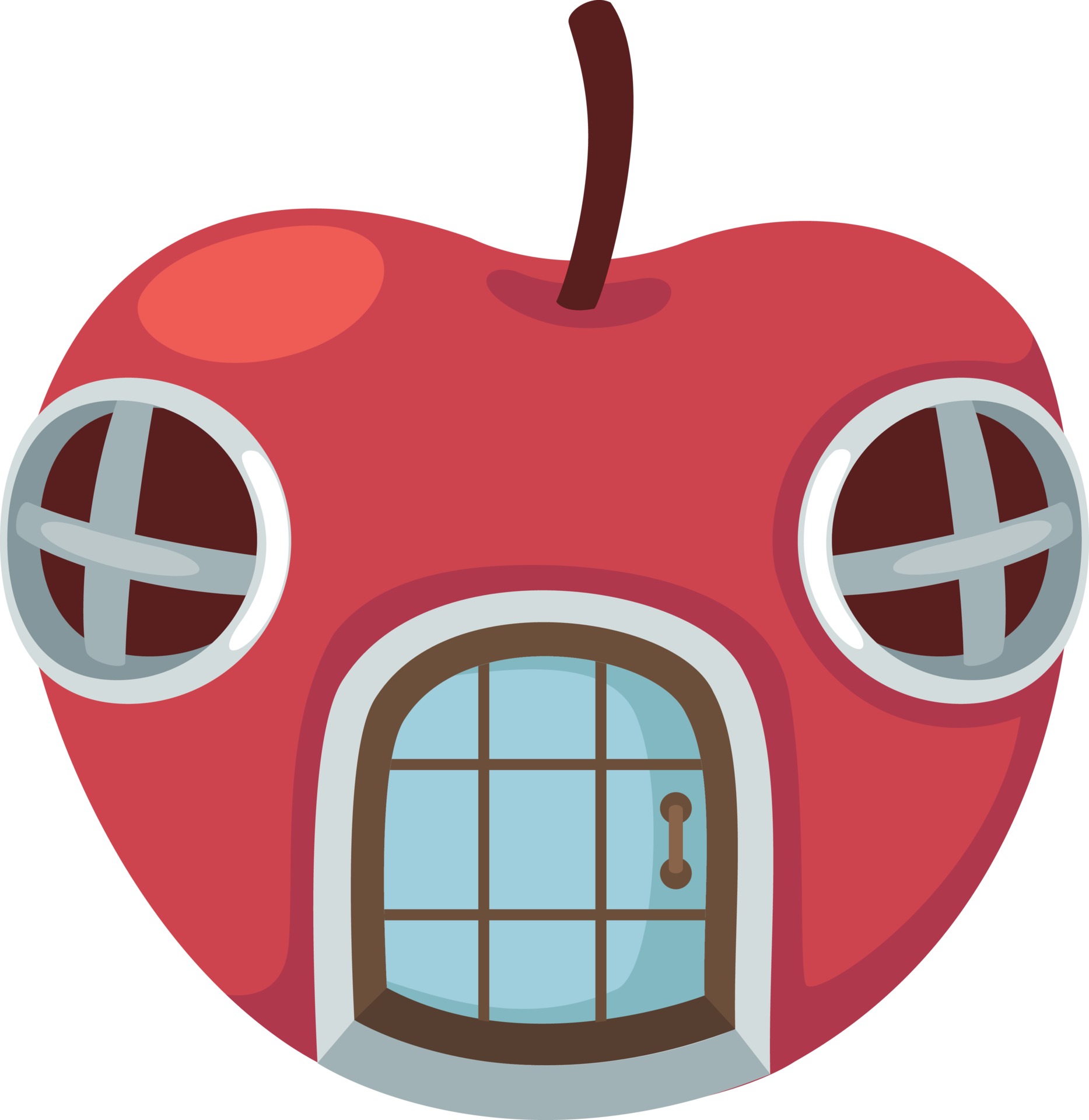 apple house vector 3114527 Vector Art at Vecteezy
