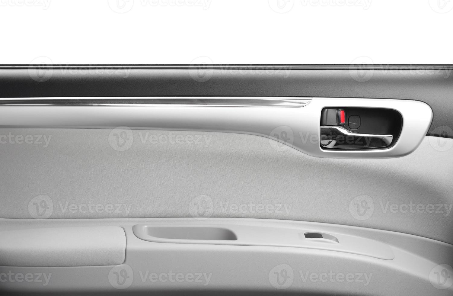 Japanese car door on white background photo