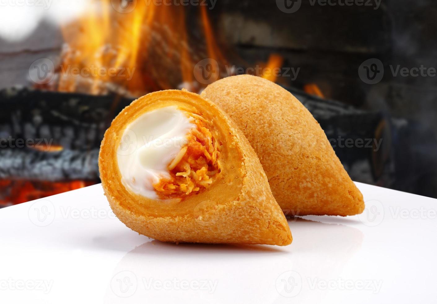 Coxinha of chicken, Brazilian snack photo