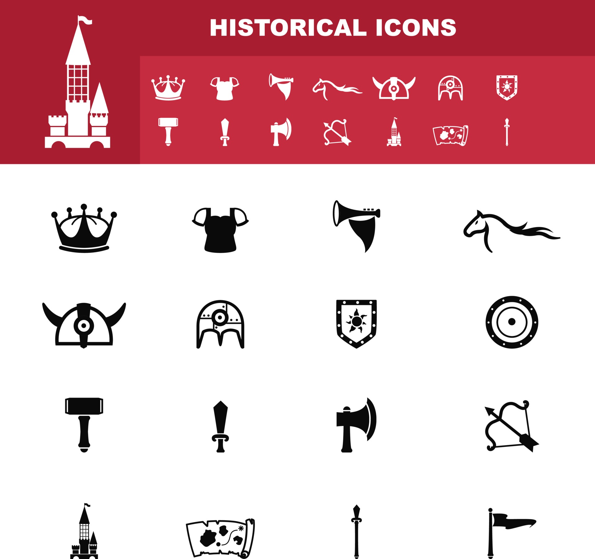 vector icono histórico 3115960 Vector en Vecteezy