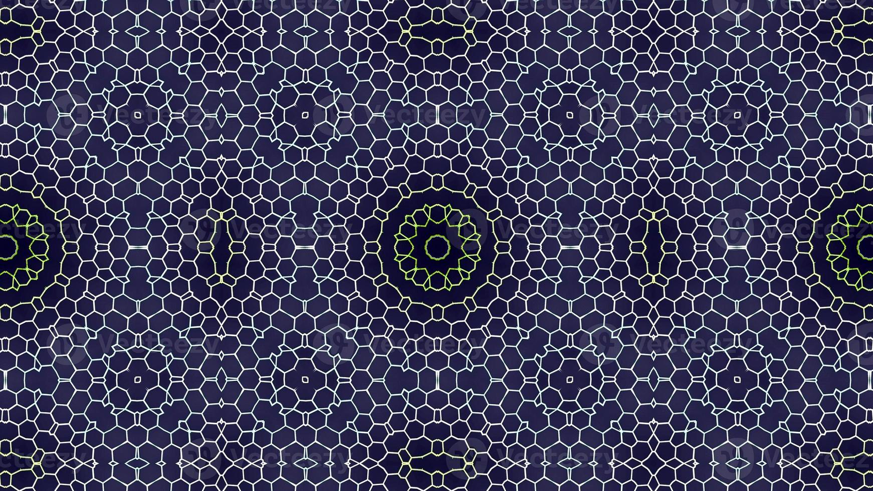 Colorful Hypnotic  Symmetric Kaleidoscope photo