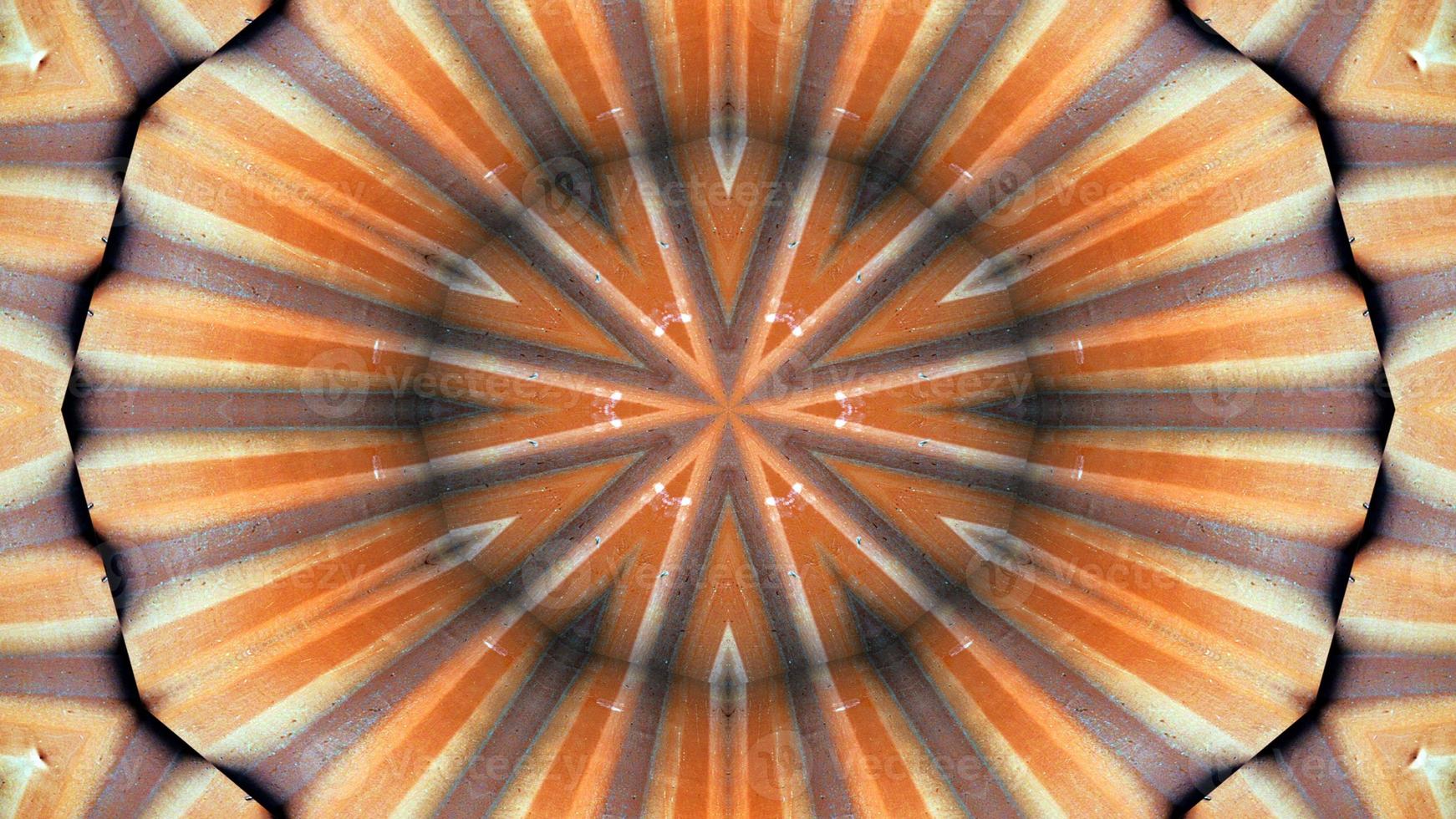colorido caleidoscopio simétrico hipnótico foto