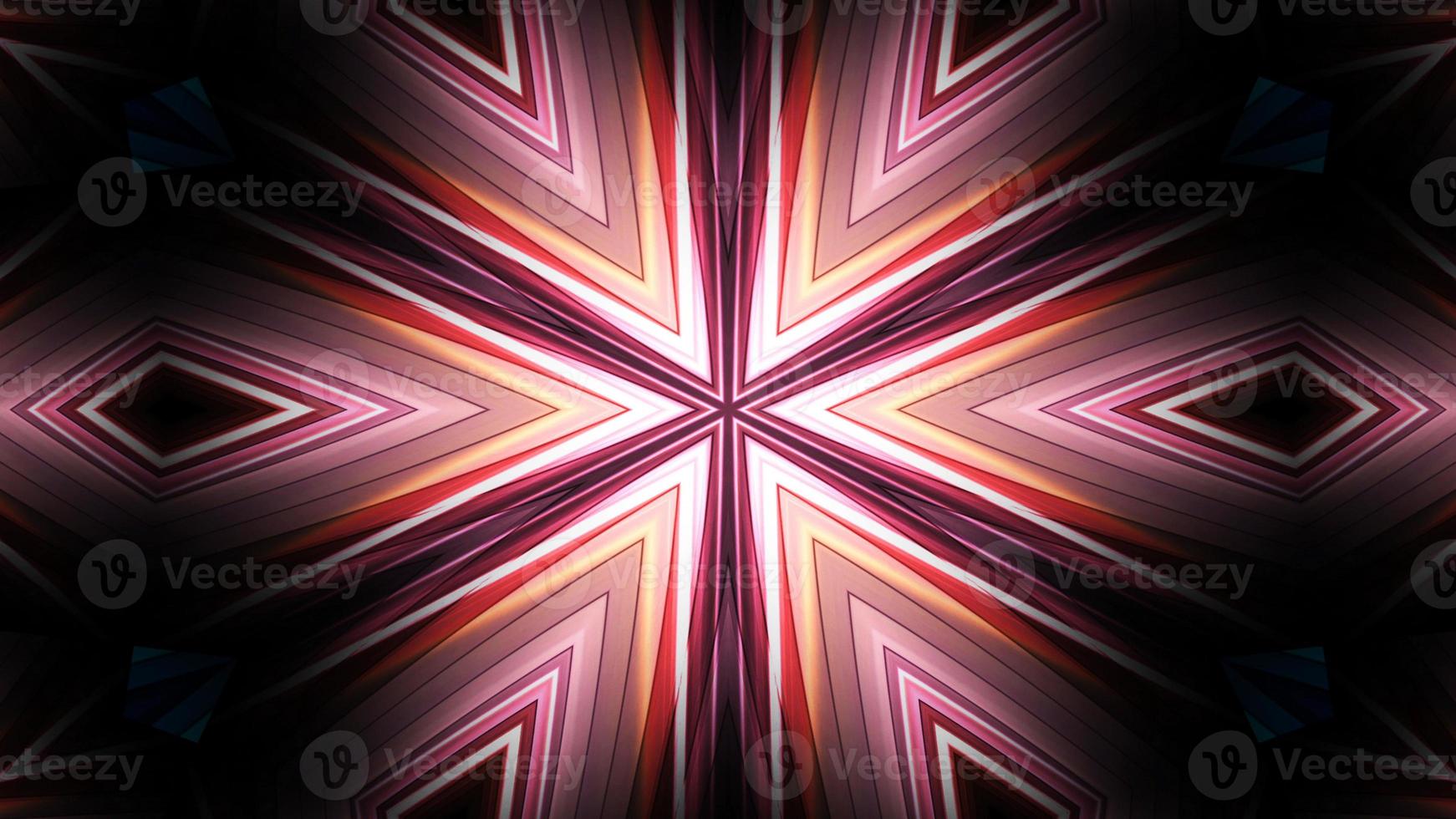 Colorful Hypnotic  Symmetric Kaleidoscope photo
