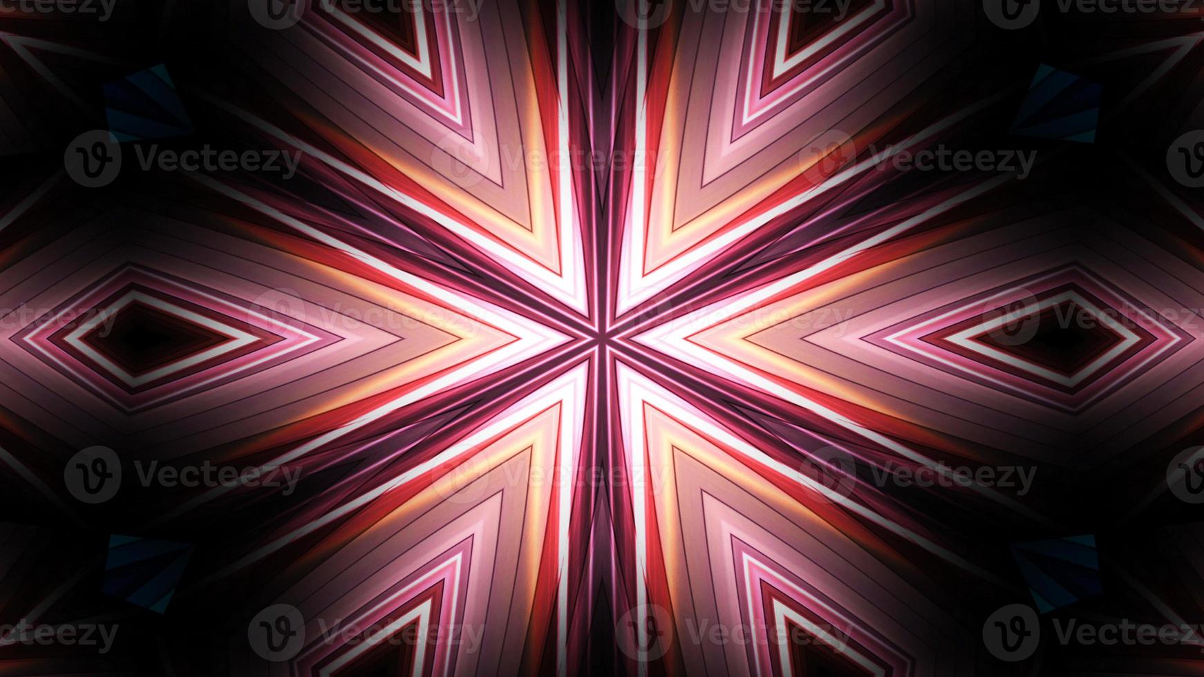 Colorful Hypnotic  Symmetric Kaleidoscope photo