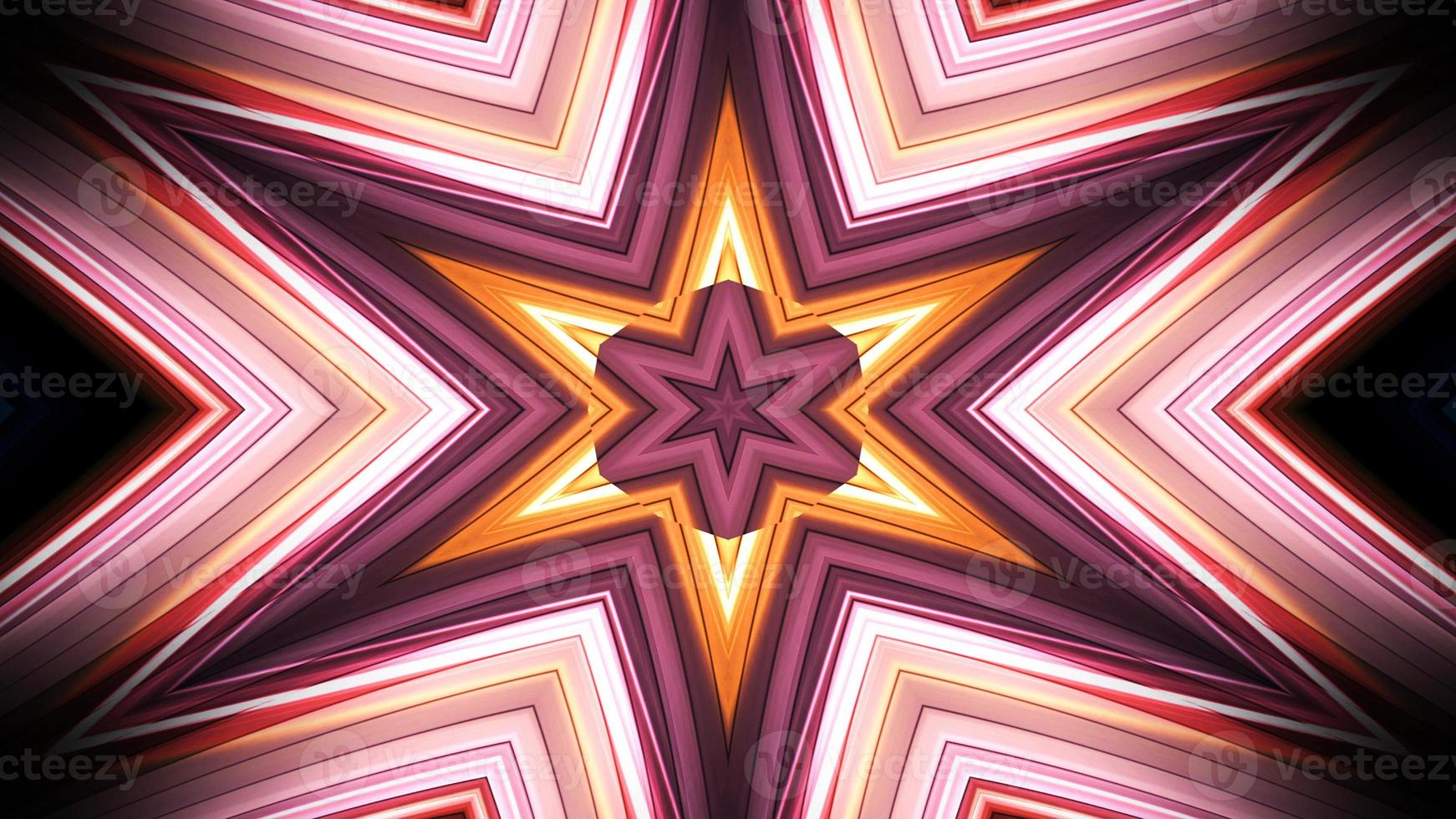 Colorful Hypnotic  Symmetric Kaleidoscope photo