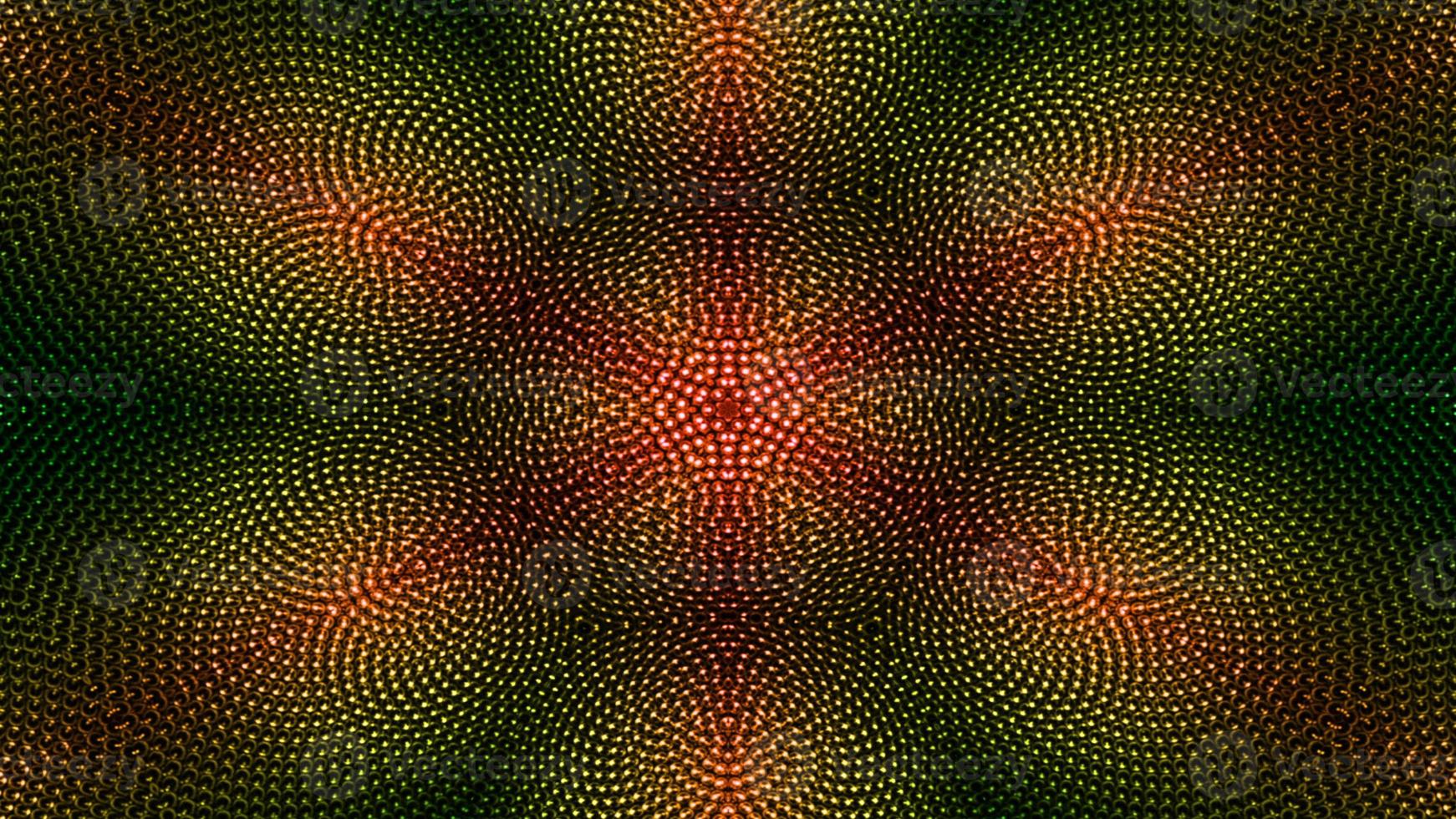 Colorful Hypnotic  Symmetric Kaleidoscope photo
