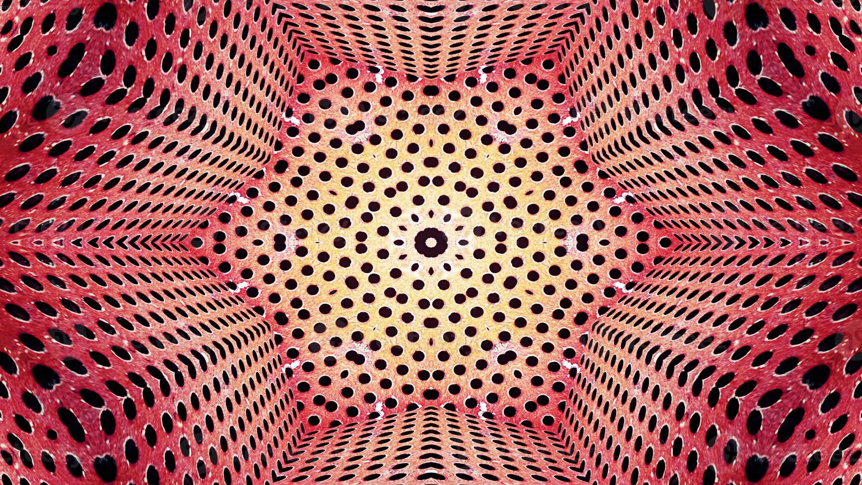 Colorful Hypnotic  Symmetric Kaleidoscope photo