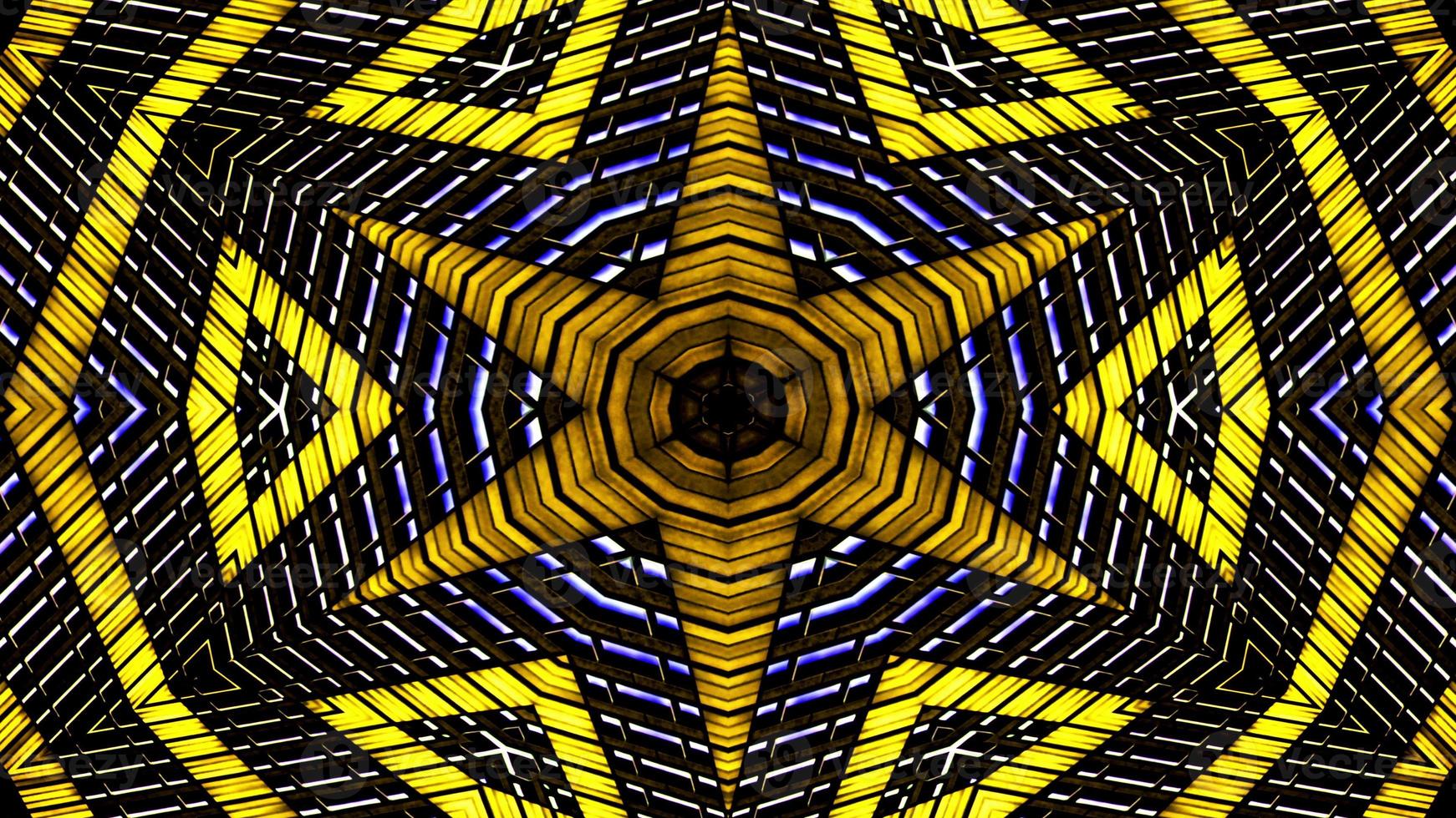 Colorful Hypnotic  Symmetric Kaleidoscope photo