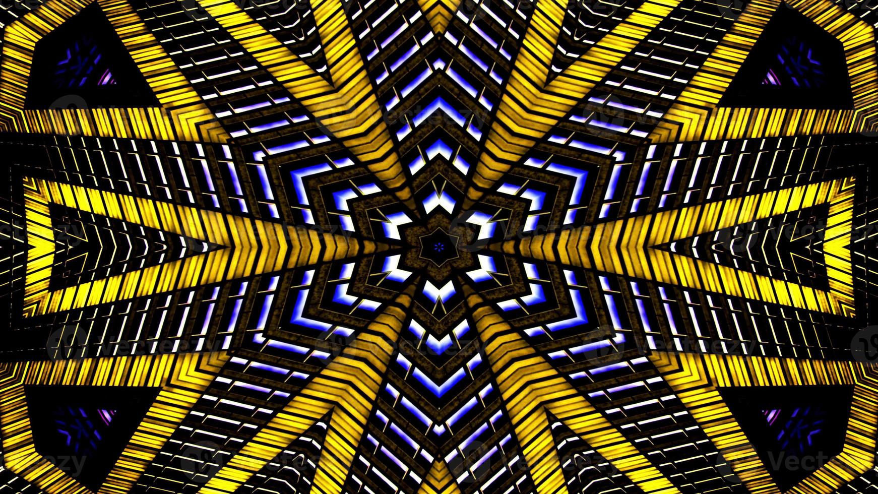 Colorful Hypnotic  Symmetric Kaleidoscope photo